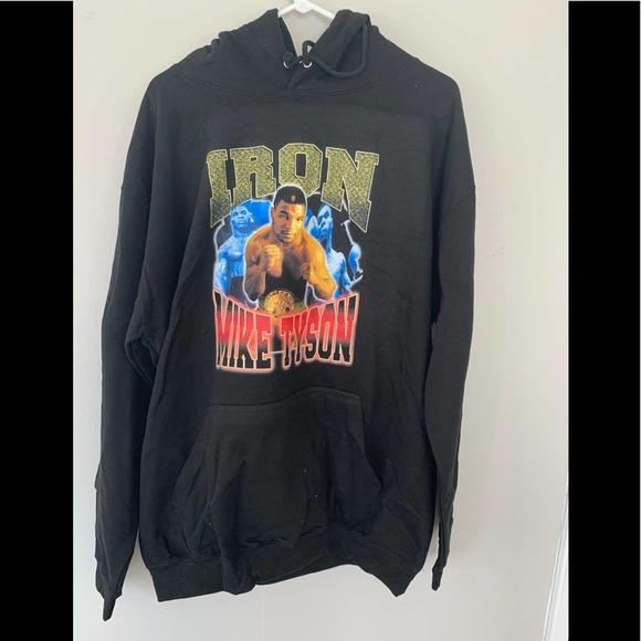 MIKE TYSON OG RAP TEE GRAPHIC HOODIE SIZE XL BRAND NEW - Picture 1 of 3